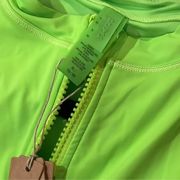 SKIMS Neon Green One Piece Swimsuit - Picture 11 of 14